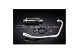 HONDA CBF125 2008-2015 SISTEMA DI SCARICO COMPLETO SILENZIATORE OVALE IN CARBONIO DA 225 MM