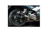 SISTEMA DI SCARICO COMPLETO HONDA VFR800FI 98-01 SILENZIATORE OVALE IN CARBONIO DA 225 MM