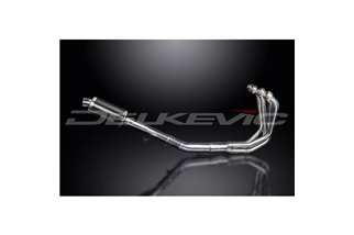 SUZUKI GSX650FA 2007-16 SISTEMA DI SCARICO COMPLETO SILENZIATORE OVALE IN CARBONIO DA 225 MM