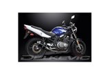 SUZUKI GS500 E/F 1989-2009 FULL 2-1 EXHAUST SYSTEM 225MM CARBON OVAL SILENCER