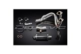 KAWASAKI ER6N ER6F 2012-16 SISTEMA DI SCARICO COMPLETO SILENZIATORE OVALE IN CARBONIO DA 225 MM