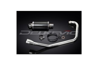 KYMCO CK1 2014-2015 SISTEMA DI SCARICO COMPLETO SILENZIATORE OVALE IN CARBONIO DA 225 MM