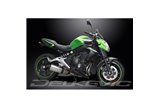 KAWASAKI ER6N ER6F 2012-16 SISTEMA DI SCARICO COMPLETO 343MM SILENZIATORE TITANIO XOVAL