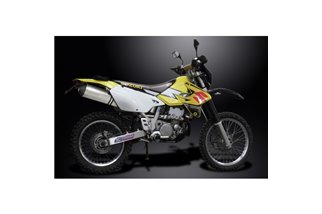 SUZUKI DRZ400S DRZ400SM SISTEMA DI SCARICO COMPLETO 343MM SILENZIATORE TITANIO XOVAL BSAU