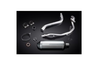 SUZUKI DR650SE 1996-2019 SISTEMA DI SCARICO COMPLETO 343MM SILENZIATORE TITANIO XOVAL BSAU