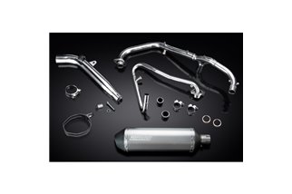 SISTEMA DI SCARICO COMPLETO HONDA XL125V VARADERO 343MM SILENZIATORE TITANIO XOVAL BSAU