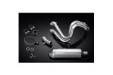 KAWASAKI Z650 2017-2023 SCARICO COMPLETO 2-1 343MM X-OVAL SILENZIATORE IN TITANIO CAN