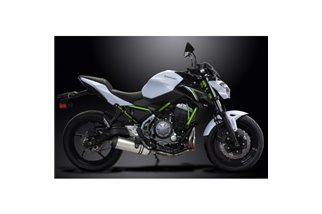 KAWASAKI Z650 2017-2023 SCARICO COMPLETO 2-1 343MM X-OVAL SILENZIATORE IN TITANIO CAN