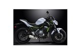 KAWASAKI Z650 2017-2023 SCARICO COMPLETO 2-1 343MM X-OVAL SILENZIATORE IN TITANIO CAN