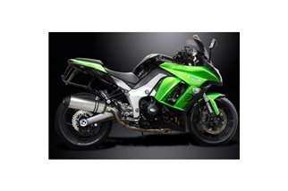 KAWASAKI Z1000SX Z1000 2010 SISTEMA DI SCARICO COMPLETO 343MM TITANIO XOVAL SILENCE