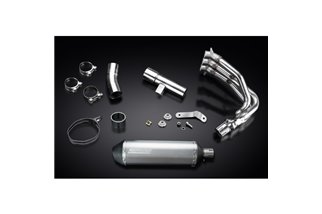 TRIUMPH STREET TRIPLE 675 13-16 DECAT SCARICO COMPLETO 3-1 343MM SILENZIATORE XOVAL BSAU