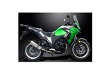 KAWASAKI VERSYS-X 300 2017-2023 SCARICO COMPLETO 2-1 343MM X-OVAL SILENZIATORE IN TITANIO