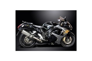 SUZUKI GSX1300R HAYABUSA 08-20 SISTEMA DI SCARICO 4-1 343MM SILENZIATORE TITANIO XOVAL