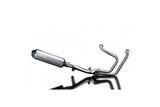 HONDA NT650V DEAUVILLE 98-05 X-OVAL 343MM TITANIUM SILENCER FULL EXHAUST SYSTEM