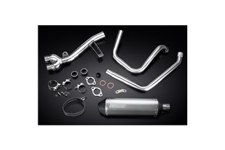 HONDA NT650V DEAUVILLE 98-05 X-OVAL 343MM TITANIUM SILENCER FULL EXHAUST SYSTEM