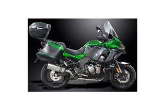 KAWASAKI VERSYS 1000 2019-2024 SISTEMA DI SCARICO COMPLETO 343MM TITANIO X-OVAL BSAU