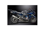 KAWASAKI ZZR1400 06-07 SISTEMA DI SCARICO 4-1 343MM TITANIO X-OVAL BSAU