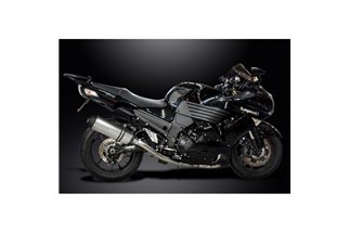 KAWASAKI ZZR1400 08-11 SISTEMA DI SCARICO 4-1 343MM TITANIO X-OVAL BSAU