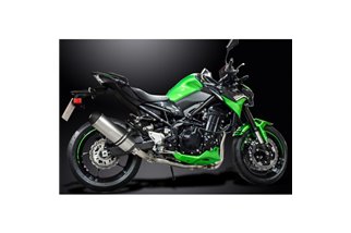 KAWASAKI Z900 20-23 SISTEMA DI SCARICO COMPLETO 4-1 SILENZIATORE 343MM TITANIO XOVAL BSAU