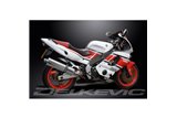 SISTEMA DI SCARICO COMPLETO YAMAHA YZF600R THUNDERCAT 450MM INOX OVALE TUTTI GLI ANNI