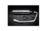 HONDA CBF125 2008-2015 SISTEMA DI SCARICO COMPLETO SILENZIATORE BSAU OVALE INOX DA 450 MM