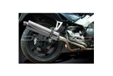 HONDA VFR800FI 98-01 FULL EXHAUST SYSTEM 450MM STAINLESS OVAL BSAU SILENCER