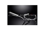 VFR800FI 1997-2002 / SILENZIATORE OVALE 450MM (18 POLLICI) SISTEMA COMPLETO 4-1 ACCIAIO INOX 304