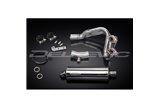 KAWASAKI KLE650 VERSYS 2007-14 SCARICO COMPLETO 350MM SILENZIATORE BSAU OVALE INOX