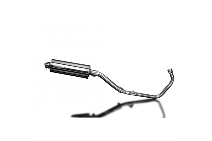 HONDA CBR250R 2011-2013 FULL EXHAUST SYSTEM 350MM STAINLESS OVAL BSAU SILENCER