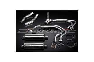 SISTEMA DI SCARICO COMPLETO HONDA ST1300 PAN EUROPEAN ABS 350MM ACCIAIO OVALE BSAU