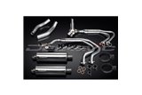 SISTEMA DI SCARICO COMPLETO HONDA ST1300 PAN EUROPEAN ABS 350MM ACCIAIO OVALE BSAU