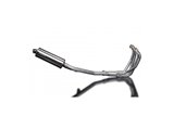 SUZUKI GSX750 98-02 FULL EXHAUST SYSTEM 350MM STAINLESS OVAL BSAU SILENCER