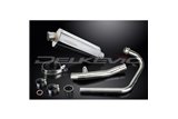 HONDA CBF250 2004-2012 SISTEMA DI SCARICO COMPLETO SILENZIATORE BSAU OVALE INOX DA 350 MM