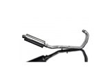 YZFR3 YZF-R3 2015-2024 / SILENZIATORE OVALE 350MM (14 POLLICI) SISTEMA COMPLETO 2-1 ACCIAIO INOX 304