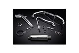 SISTEMA DI SCARICO COMPLETO HONDA XL125V VARADERO SILENZIATORE BSAU OVALE INOX DA 350 MM