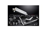 HONDA MSX125 GROM 13-15 PARAFANGO SISTEMA DI SCARICO COMPLETO 350MM OVALE INOX