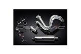 KAWASAKI Z650 2017-2023 SCARICO COMPLETO 2-1 350MM OVALE INOX SILENZIATORE CAN