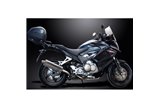 HONDA VFR800X CROSSRUNNER 11-14 SCARICO COMPLETO SILENZIATORE OVALE INOX DA 350 MM