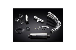 TRIUMPH STREET TRIPLE 675 13-16 DECAT SISTEMA DI SCARICO COMPLETO OVALE INOX 350MM