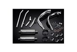 SUZUKI GSX1300R HAYABUSA 99-07 DECAT SCARICO COMPLETO 4-2 350MM INOX OVALE BSAU