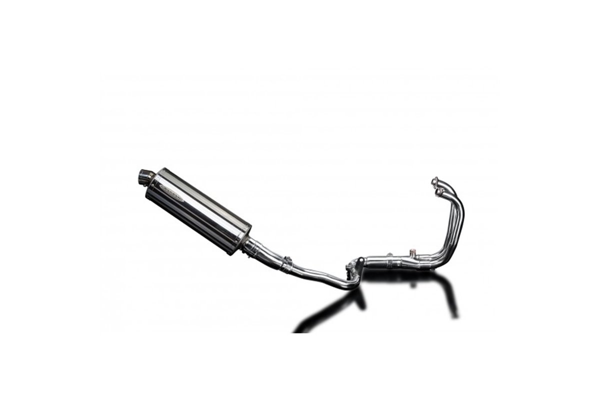 KAWASAKI VERSYS-X 300 2017-2023 FULL EXHAUST 2-1 350MM OVAL STAINLESS SILENCER