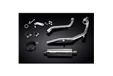 SISTEMA DI SCARICO COMPLETO HONDA CRF250L 2017-2020 SILENZIATORE BSAU OVALE INOX DA 350 MM