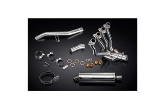 KAWASAKI GTR1400 07-20 SISTEMA DI SCARICO COMPLETO SILENZIATORE OVALE INOX DA 350 MM