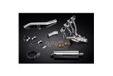 KAWASAKI GTR1400 07-20 SISTEMA DI SCARICO COMPLETO SILENZIATORE OVALE INOX DA 350 MM