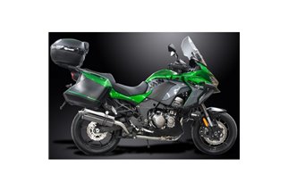 KAWASAKI VERSYS 1000 2019-2024 SISTEMA DI SCARICO COMPLETO 350MM INOX OVALE BSAU