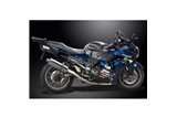 KAWASAKI ZZR1400 06-07 SISTEMA DI SCARICO 4-1 350MM INOX OVALE BSAU