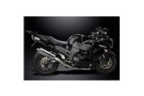 KAWASAKI ZZR1400 08-11 SISTEMA DI SCARICO 4-1 350MM INOX OVALE BSAU