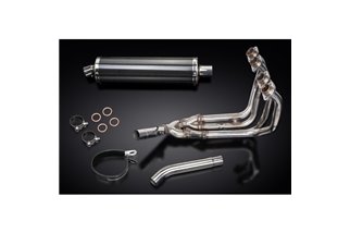 SISTEMA DI SCARICO COMPLETO YAMAHA YZF600R THUNDERCAT 450MM CARBONIO OVALE TUTTI GLI ANNI