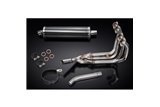 SISTEMA DI SCARICO COMPLETO YAMAHA YZF600R THUNDERCAT 450MM CARBONIO OVALE TUTTI GLI ANNI