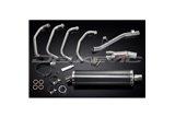 SUZUKI GSF1200 BANDIT 95-07 FULL EXHAUST 450MM CARBON OVAL BSAU SILENCER